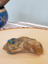 Load image into Gallery viewer, Chrysocolla on Quartz
